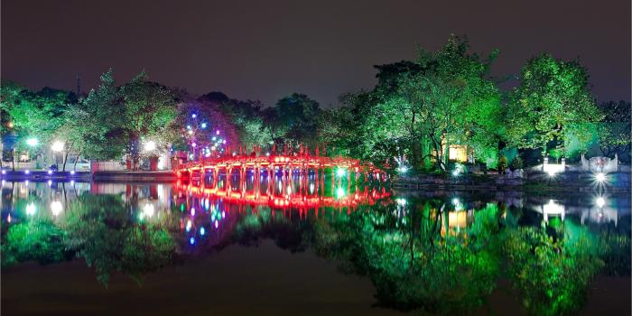 3192x2164 Vietnam Hanoi Sword Lake reflection f wallpaper | 3192x2164