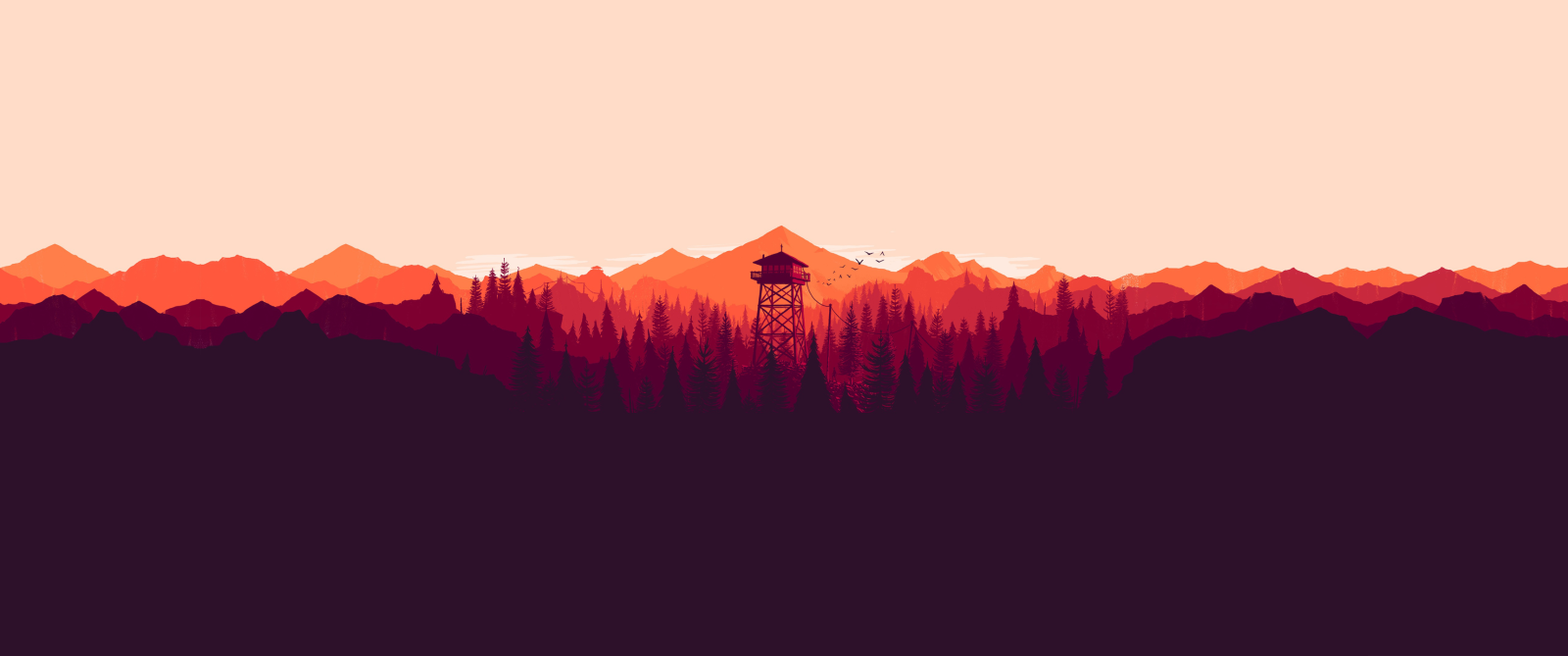 3440x1440 Firewatch Ultrawide Wallpaper [3440x1440] : WidescreenWallpaper