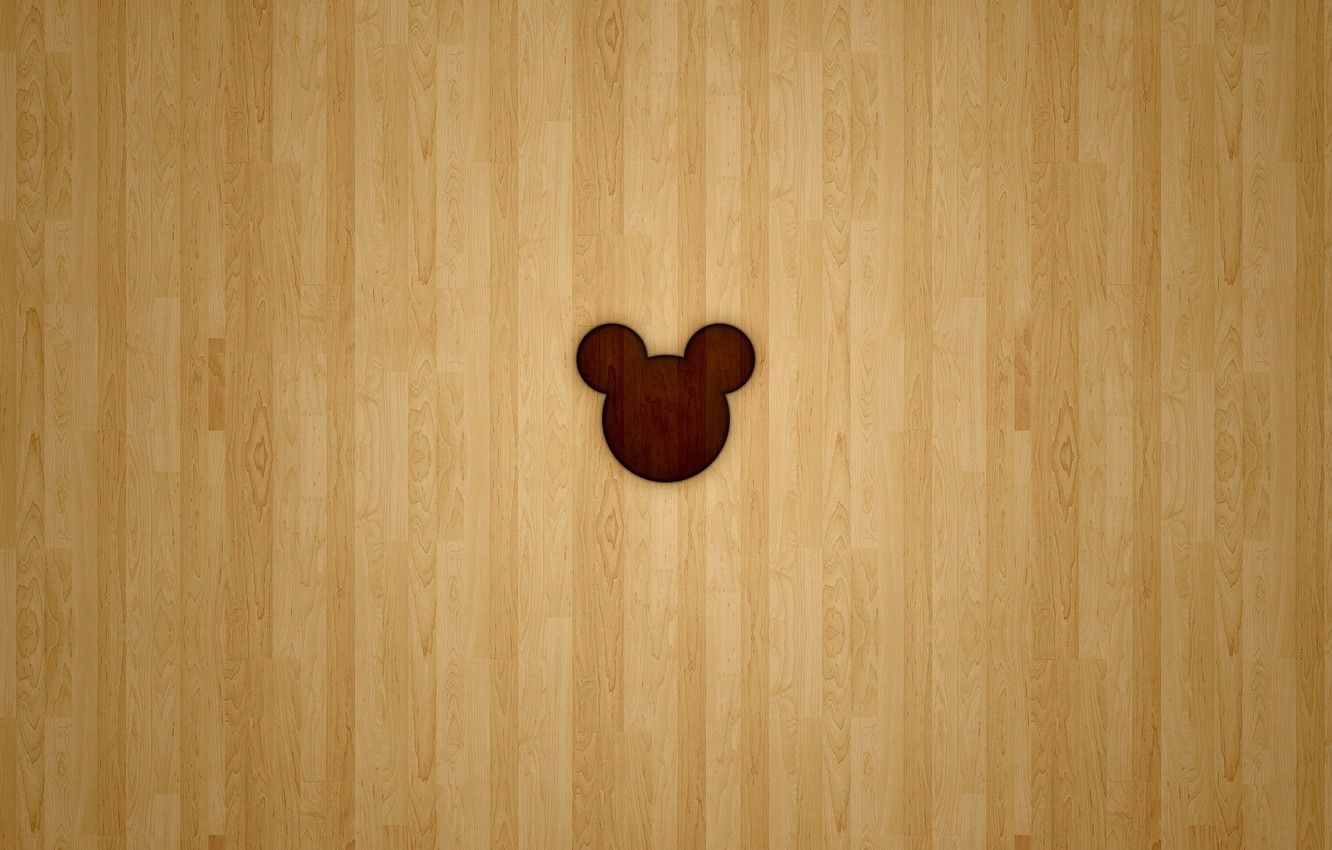1332x850 Wallpaper tree, mouse, mouse, Board, ears, silhouette, tree