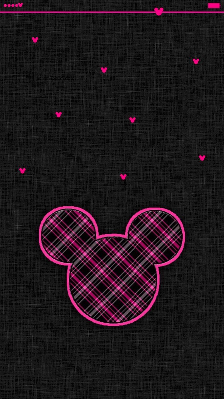 720x1280 iPhone 6s Plus Mickey Mouse Pink/Black Wallpaper | Mickey mouse