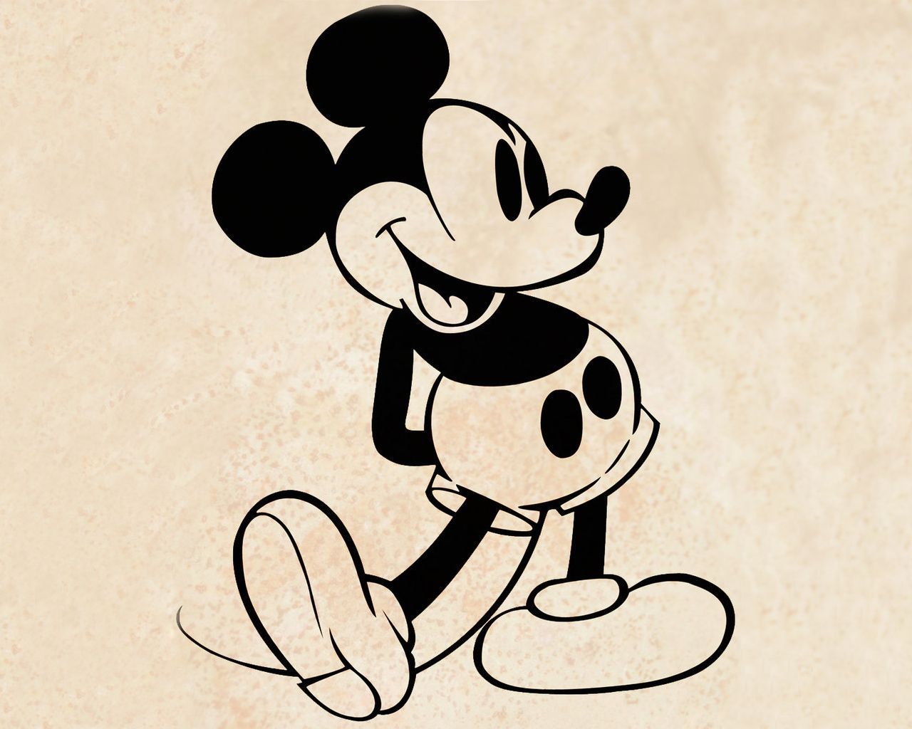 1280x1024 44+] Vintage Mickey Mouse Wallpaper on WallpaperSafari
