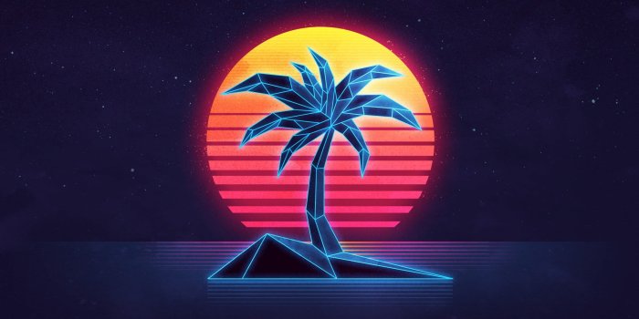 2560x1440 80s Palm Trees Wallpapers - Top Free 80s Palm Trees Backgrounds