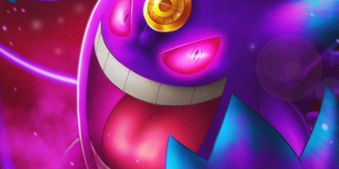 751x1063 LET'S PUT A SMILE ON THAT FACE!!! MEGA GENGAR!!! by CHOBI-PHO