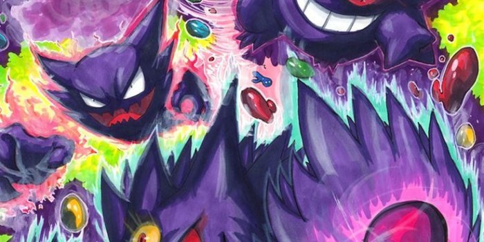 736x1134 Mega Gengar Wallpapers posted by Michelle Tremblay