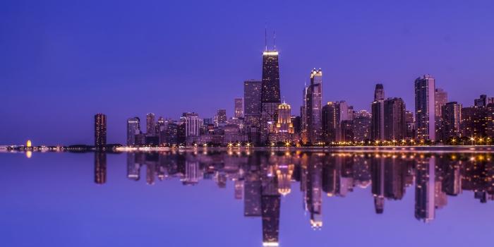 2000x1215 Chicago Cities United States City Reflection Building Skyscraper