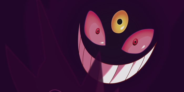1200x1469 Mega Gengar Vector on Behance | Gengar, Ghost pokemon
