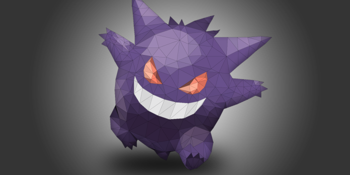1920x1080 4523160 #Pokémon, #Gengar, #low poly wallpaper | Anime wallpapers