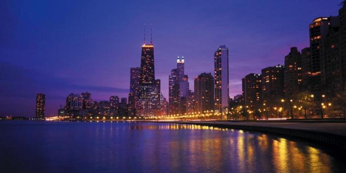1600x900 Top Chicago Skyline At Night Wallpaper Images For Pinterest