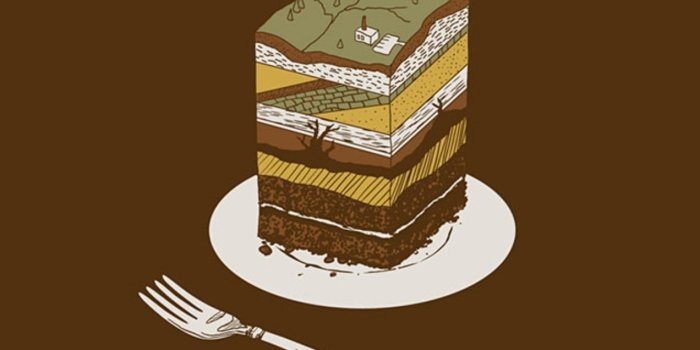 1272x920 Geology by Tim Babb | Threadless | Geology cake, Geology, Geology art