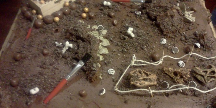 2048x1536 paleontologist cake reminder: idea of cake layers and bones | Cake