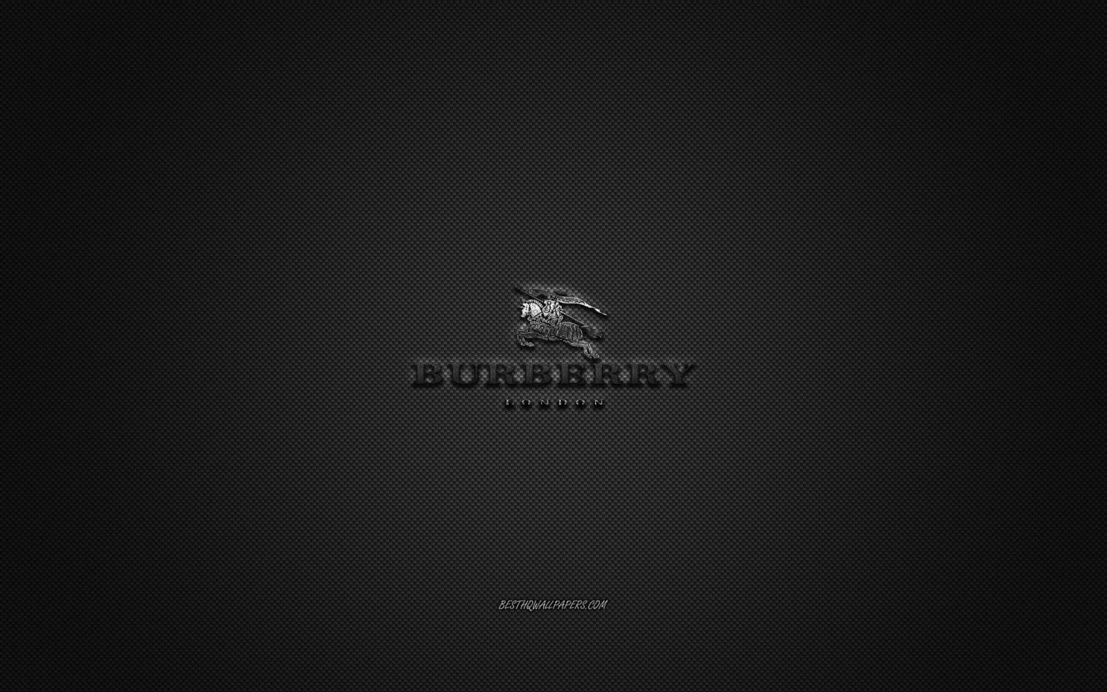 2560x1600 Download wallpapers Burberry logo, metal emblem, apparel brand