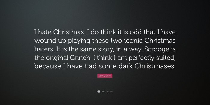 3840x2160 Jim Carrey Quote: “I hate Christmas. I do think it is odd that I