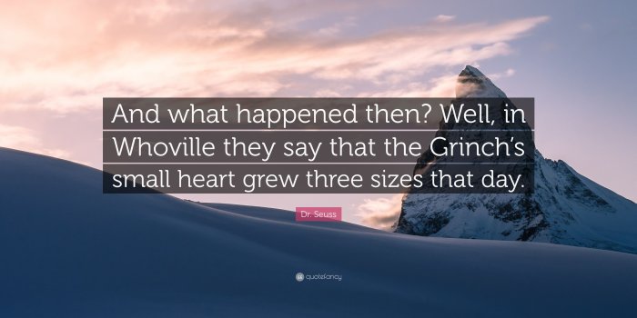 3840x2160 Dr. Seuss Quote: “And what happened then? Well, in Whoville they