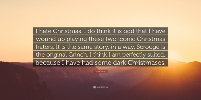 3840x2160 Jim Carrey Quote: “I hate Christmas. I do think it is odd that I