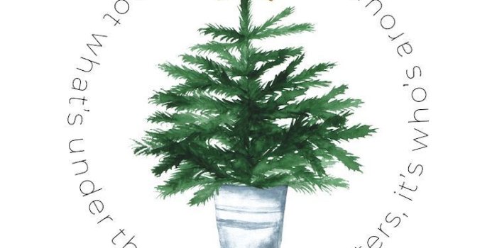 750x1334 Christmas tree phone wallpaper Christmas tree phone wallpaper