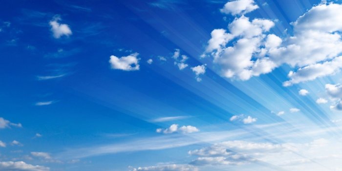 1280x720 clouds, 5k, 4k wallpaper, 8k, silver lining, blue sky (horizontal