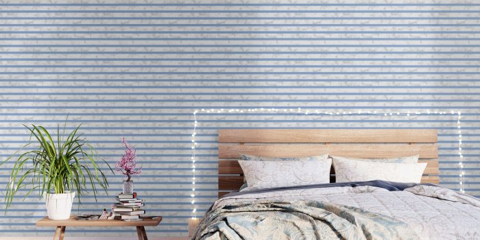 1500x1500 marble horizontal stripe pattern blue Wallpaper by rayowag | Society6