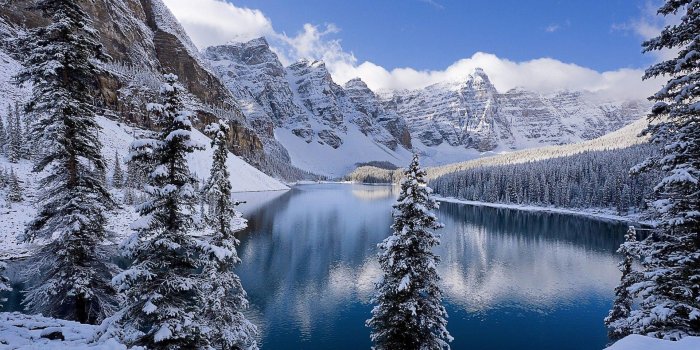 1920x1080 Snow Scene HQ Background Wallpapers | All White Background