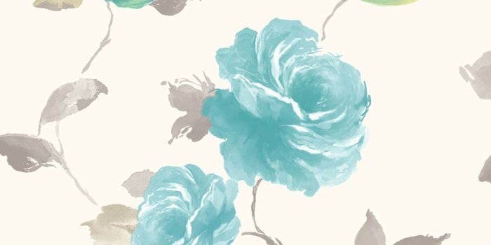 975x975 Floral Wallpaper Vintage Rose J845 - Muriva