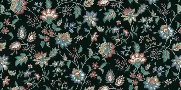 899x899 Paisley Vintage Wallpaper Black Green Blue Rose Floral GI2011 D/Rs