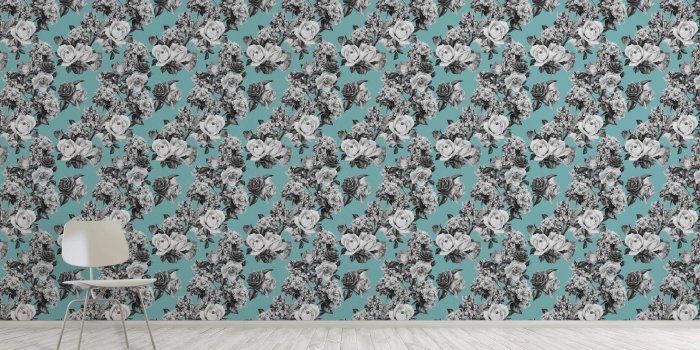 2880x1780 Vintage Rose Bushes Wallpaper for Walls | Mary – WallsNeedLove