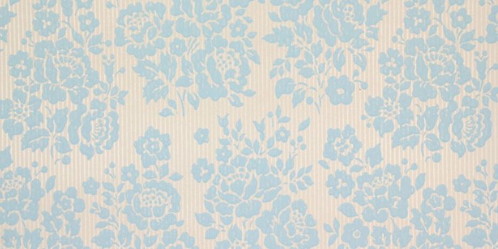 2048x1366 1960s Vintage Wallpaper Rose Bouquets Blue - Rosie's Vintage Wallpaper