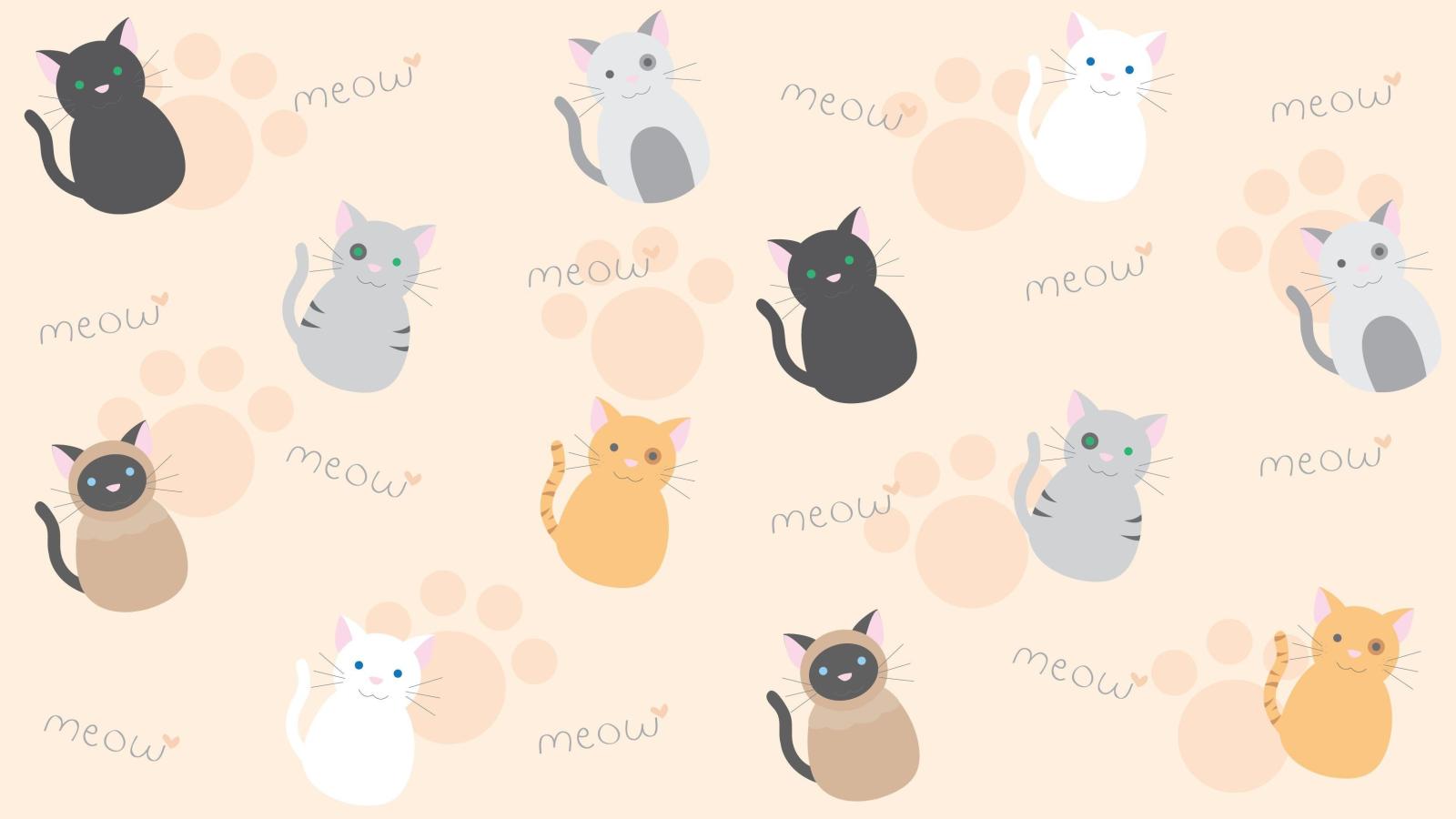 3333x1875 61+ Kawaii Cat Wallpapers on WallpaperPlay