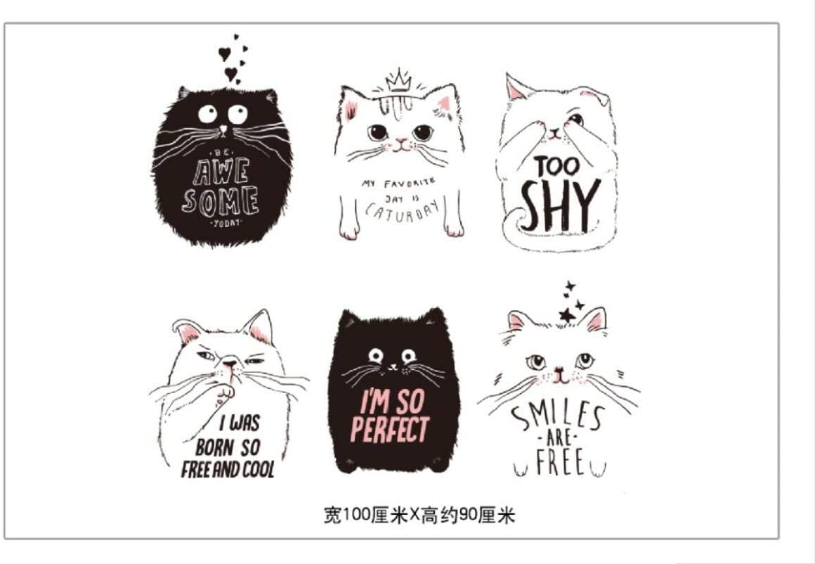 1160x802 Amazon.com: Acoolstore Cute Hanging Baby Kitten cat Door Decal