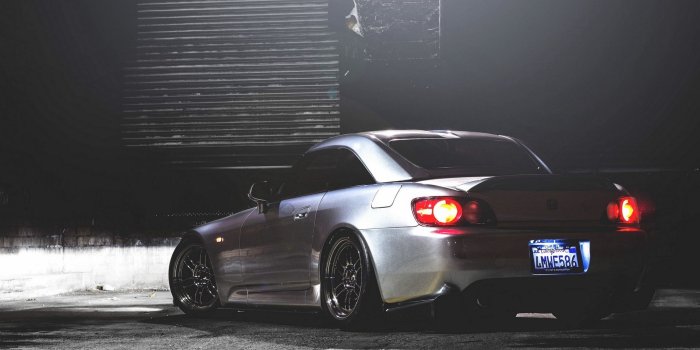 1920x1080 Download wallpaper 1920x1080 honda s2000, honda, rear view, night