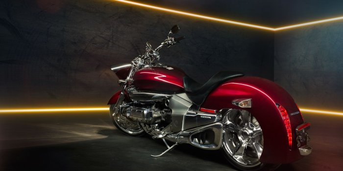 1920x1080 Download Honda Valkyrie, red motorcycle wallpaper, 1920x1080, Full