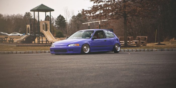 1920x1080 1920x1080 honda civic, purple, side view 1080P Laptop Full HD