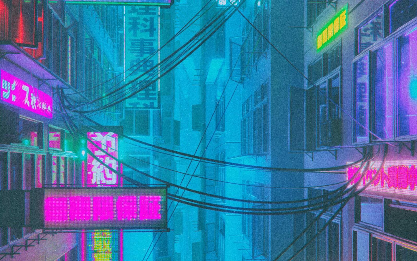 2560x1600 90s Buildings Light HD Wallpaper (2560x1600)