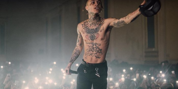 1080x1080 Lockscreen Lil Skies Butterfly Wallpaper