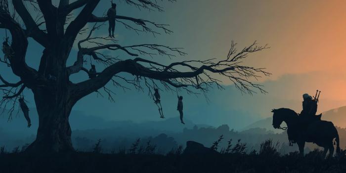 3840x2160 The Witcher 3 Wild Hunt Minimalist Wallpaper - Witcher 3 Wallpaper
