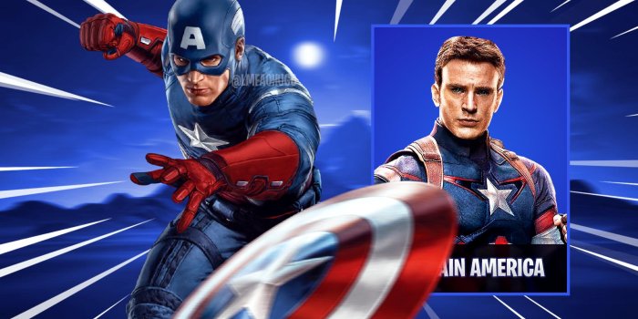 1920x1080 Captain America in Fortnite! : FortNiteBR