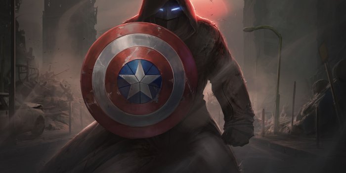 3840x2160 Wallpaper 4k Captain America With His Shield Iron Mask Contest Of