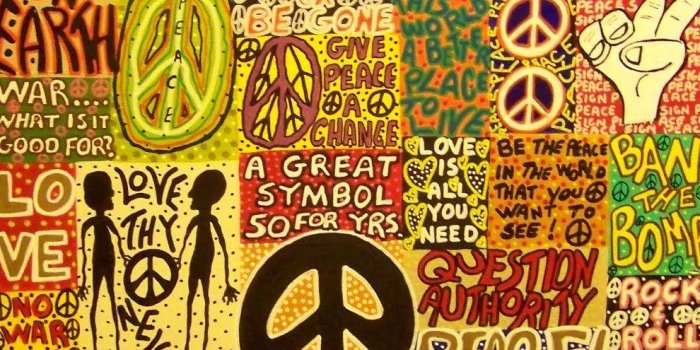 990x1491 Peace Hippie Wallpapers