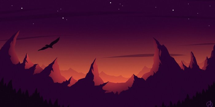 1920x1080 Free download Download wallpaper 1920x1080 bird silhouette vector