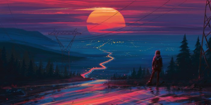 3840x2160 Journey Painting Ultra HD Desktop Background Wallpaper for 4K UHD