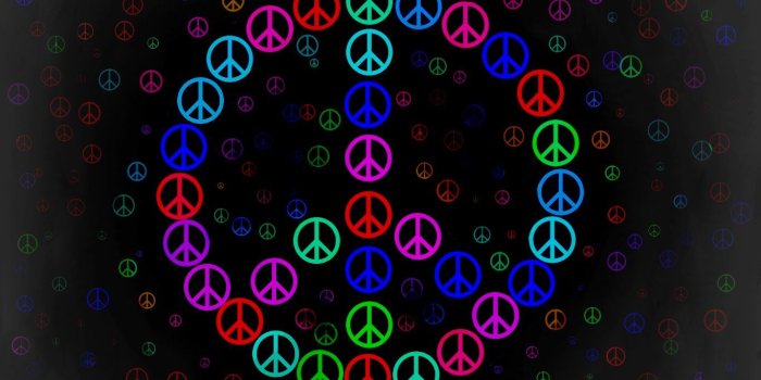 1366x768 9 HD Peace Sign Wallpapers