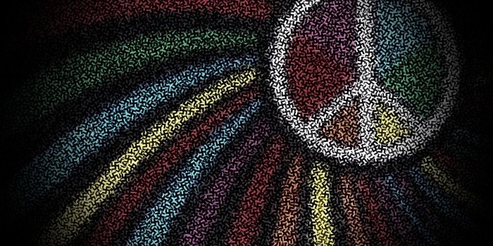 1560x1560 peace rainbows peace sign 1560x1560 wallpaper High Quality