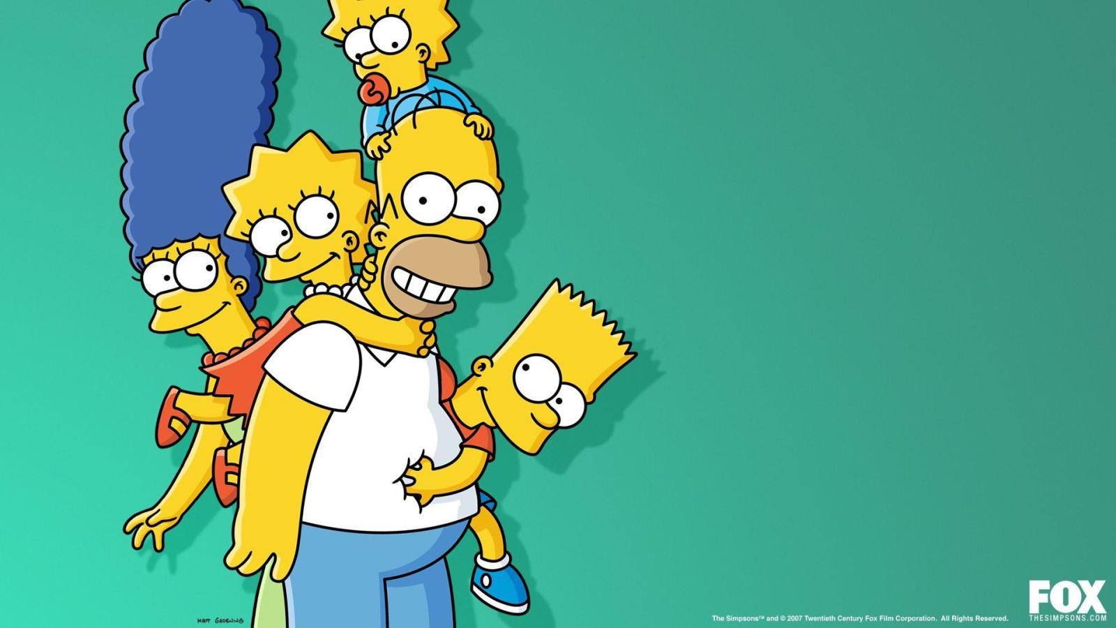 1920x1080 Family Homer Simpson The Simpsons Bart Simpson Lisa Simpson Marge