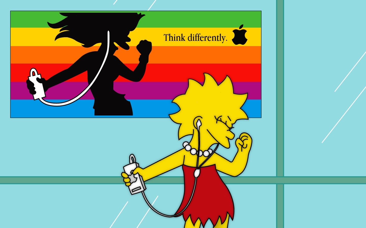 1440x900 Download Wallpapers, Download 1680x1050 ipod the simpsons lisa