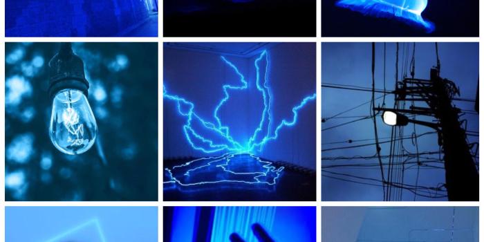 2828x2828 Blue aesthetic wallpaper collage : r