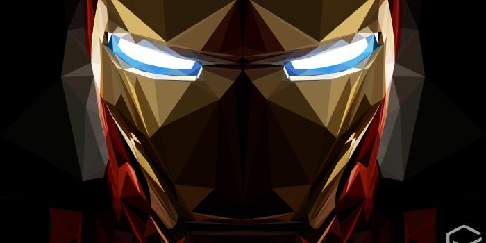 3840x2160 Wallpaper 4k Iron Man Low Poly Artwork 4k-wallpapers, art