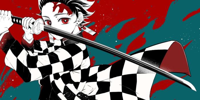1332x850 Wallpaper sword, guy, Demon Slayer Kimetsu no Yaiba images for