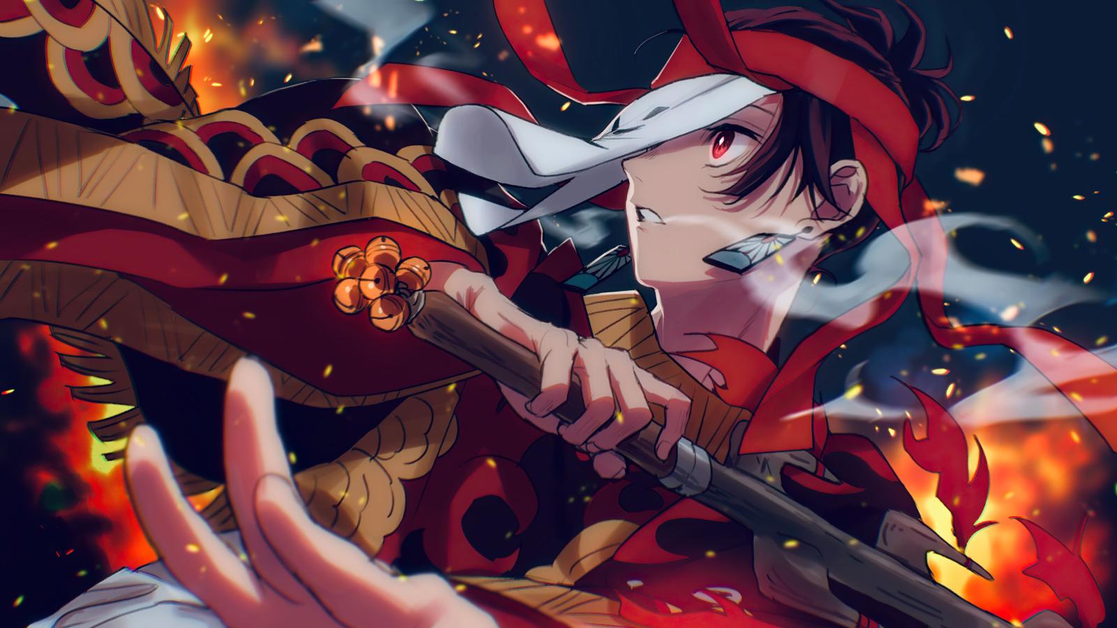 3840x2160 Tanjiro Kamado from Demon Slayer Anime Wallpaper 4k Ultra HD ID:4440