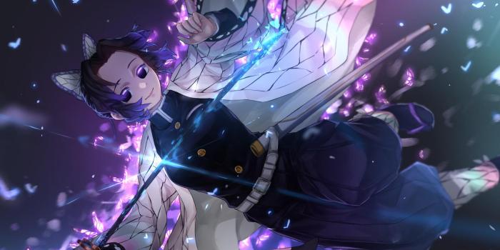 1920x1080 Shinobu Kochou - Demon Slayer HD wallpaper download