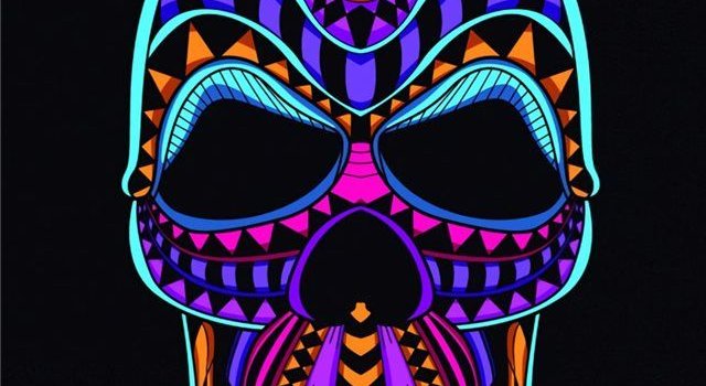 640x1385 Colorful Skull Wallpaper - KoLPaPer - Awesome Free HD Wallpapers