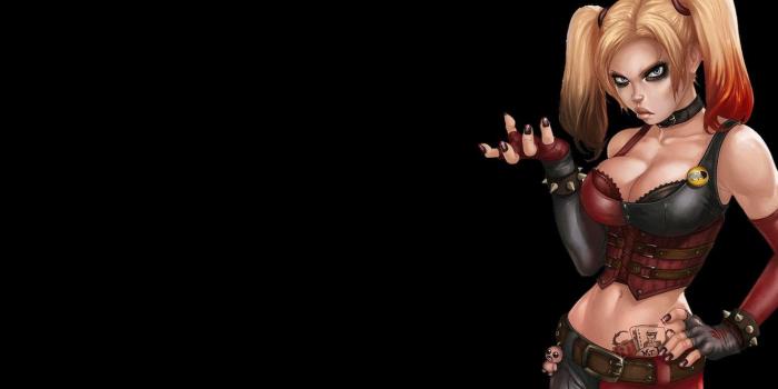 1332x850 Wallpaper Girl, Sexy, Batman, Black, Joker, Comics, Harley Quinn